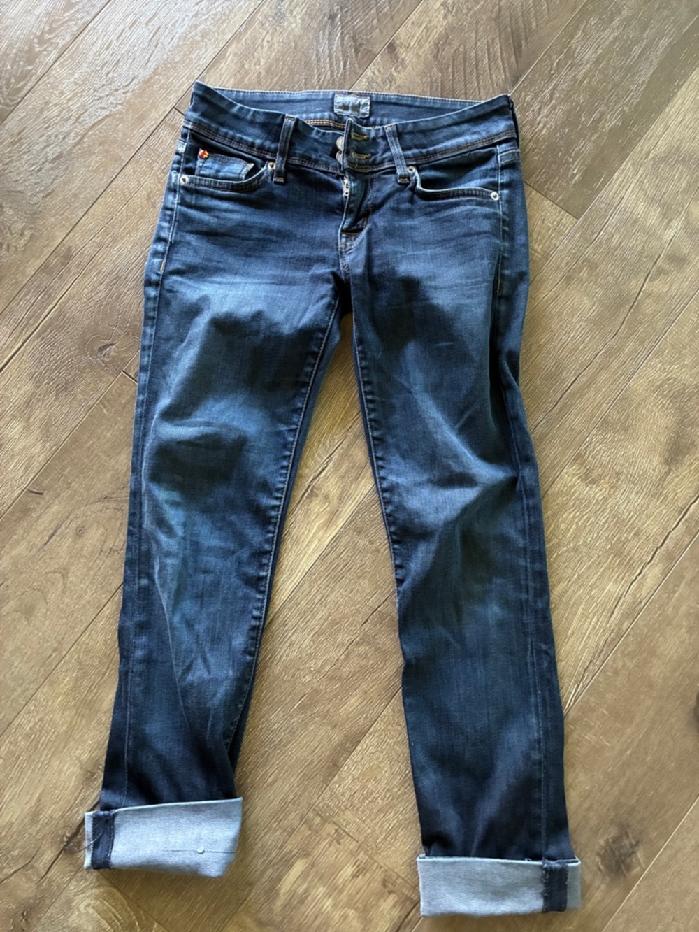 Hudson Ginny Crop Straight w/ Cuff Size 24